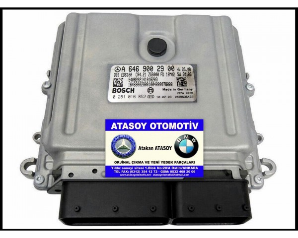 MERCEDES W639 VİANO MOTOR BEYNİ A6469006500 A6469002900 A6461500300 A6461508072 A6461507072 A6461500977 A6461501078